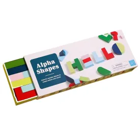 Alpha Shapes Blocks - Hachette Toys