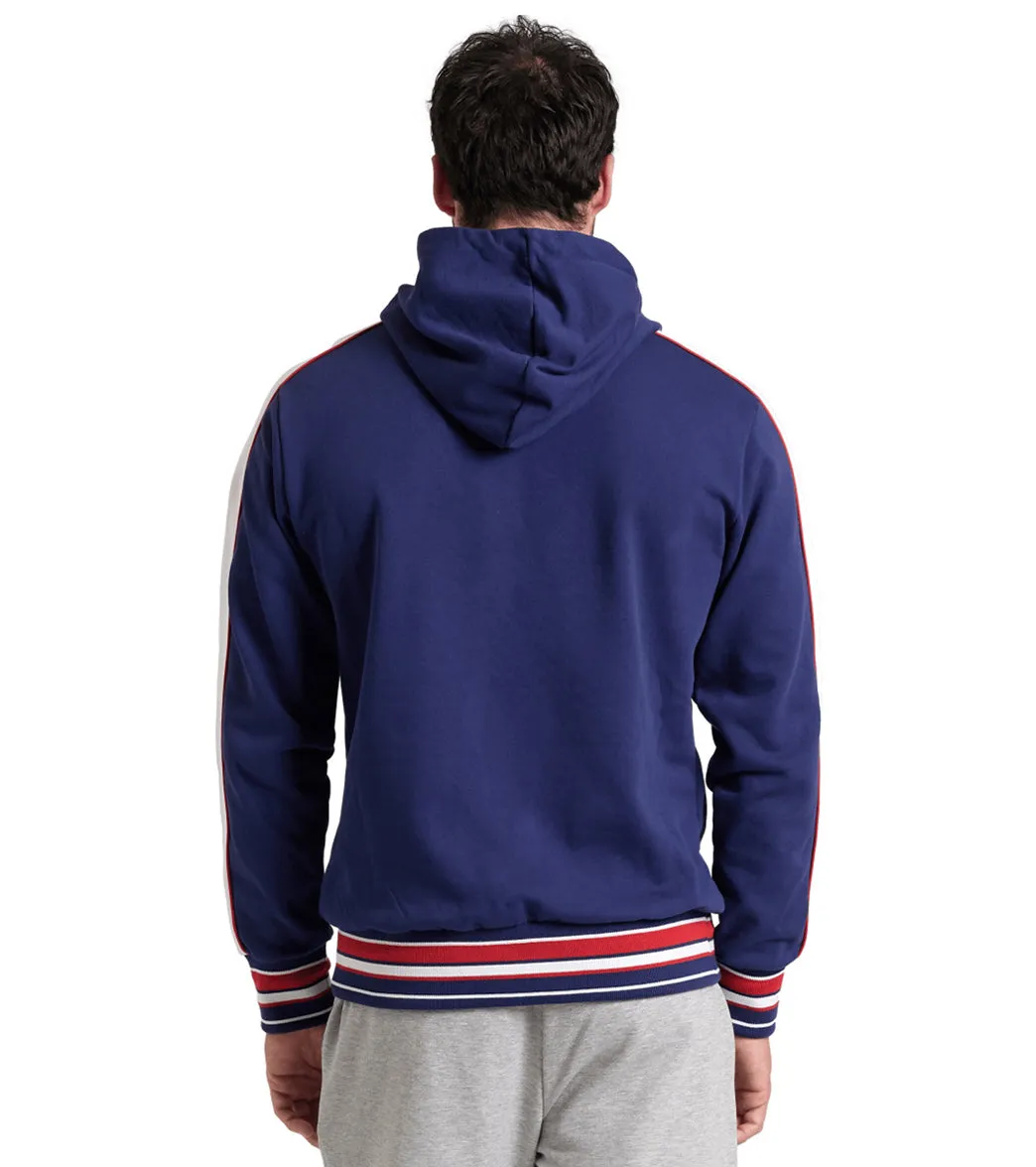 Arena Unisex Pullover Hoodie Navy /White