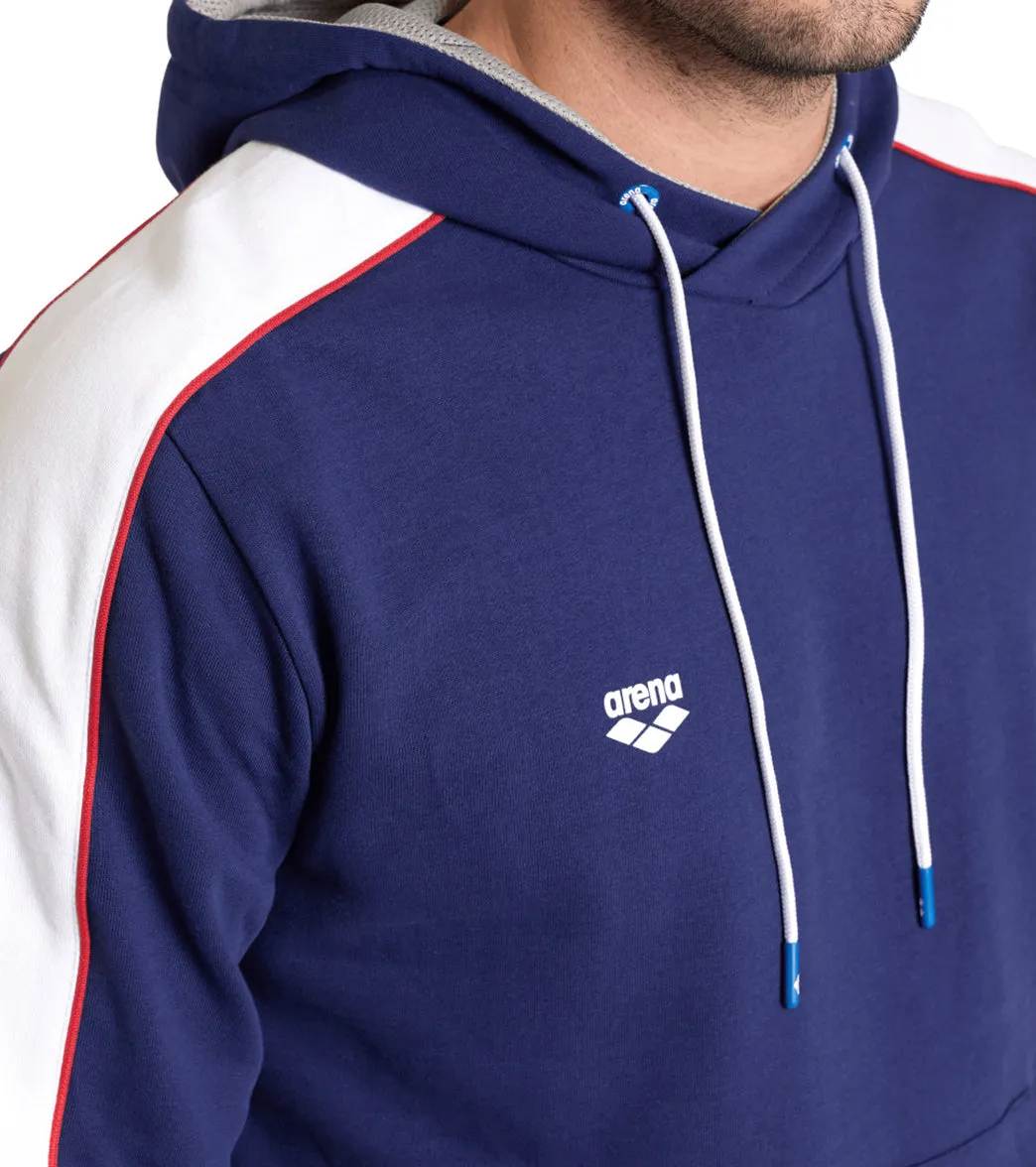 Arena Unisex Pullover Hoodie Navy /White