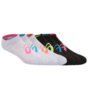 Asics Women's Invasion No Show Socks (6 Pack)