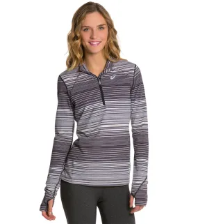 Asics Women's Thermostripe 1/2 Zip Running L/S