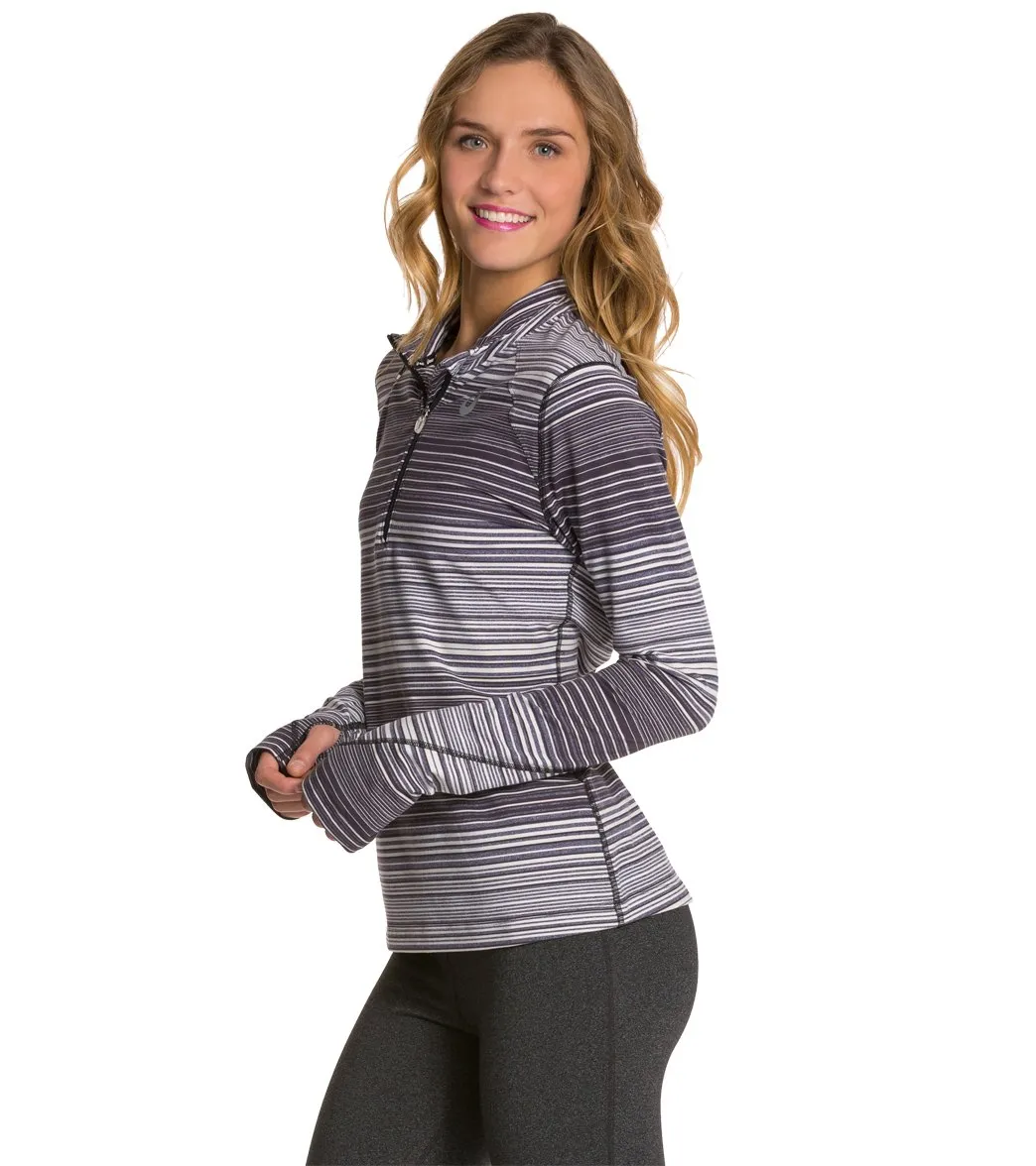 Asics Women's Thermostripe 1/2 Zip Running L/S