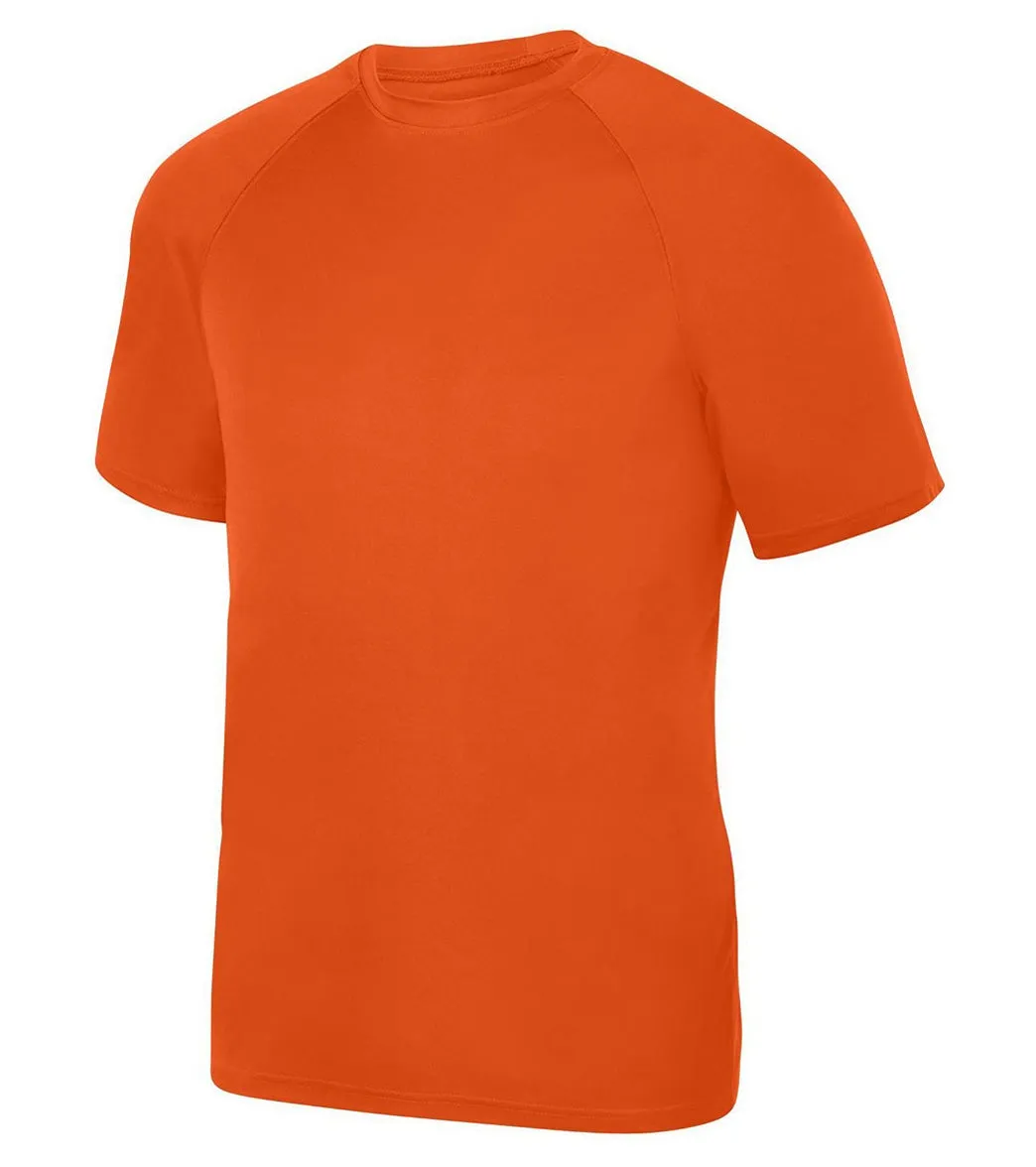 Augusta Sportswear Unisex Attain Wicking Short Sleeve Rash Guard Orange