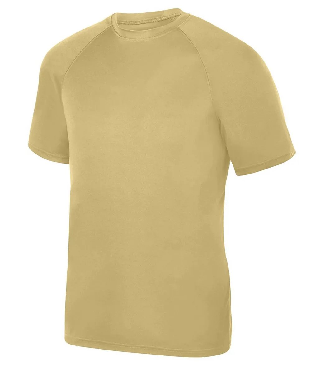 Augusta Sportswear Unisex Attain Wicking Short Sleeve Rash Guard Vegas Gold