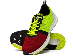 Avant Men's Velocity Running and Training Shoes -Red/Fluorescent Green