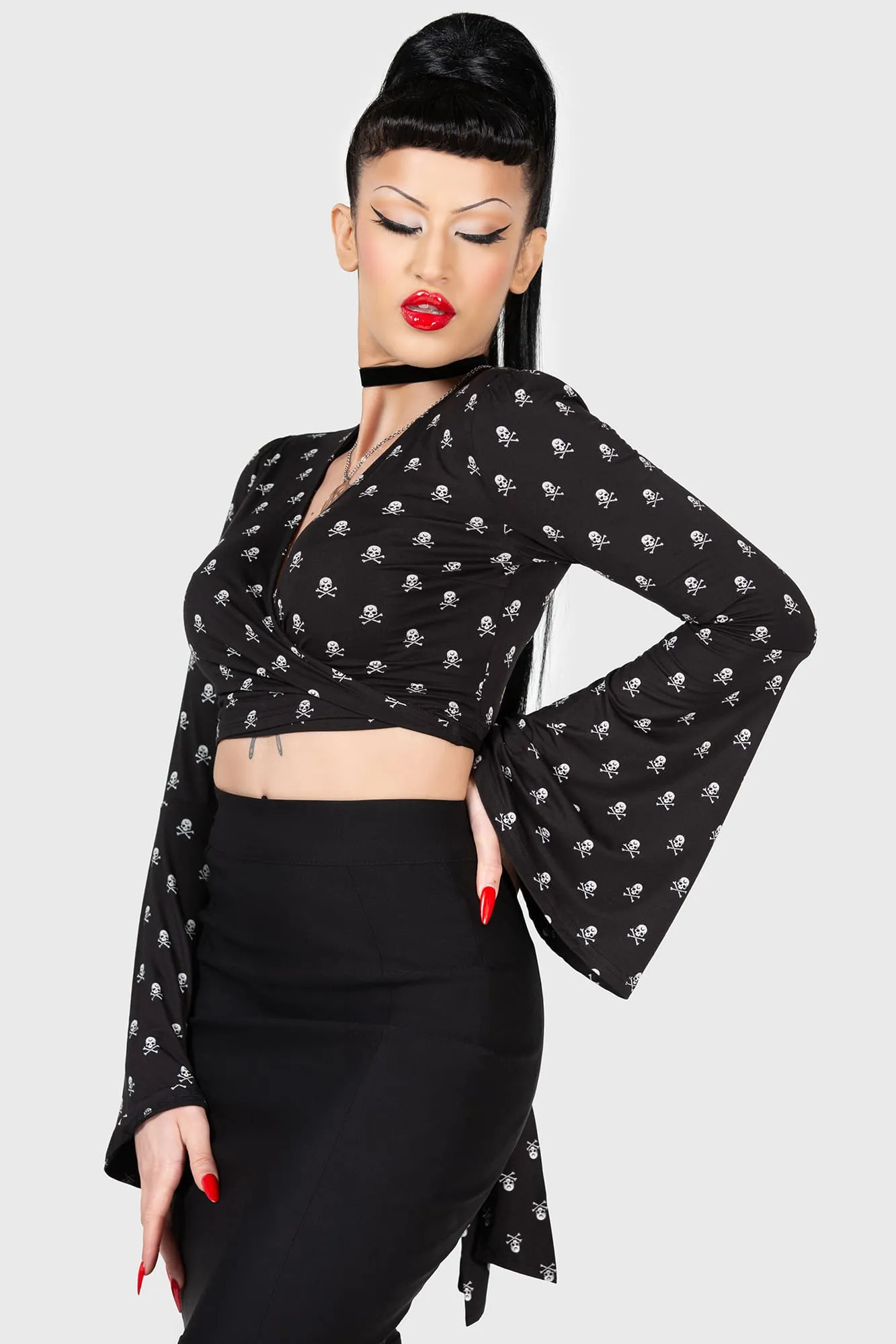 Betty's Bash Wrap Top