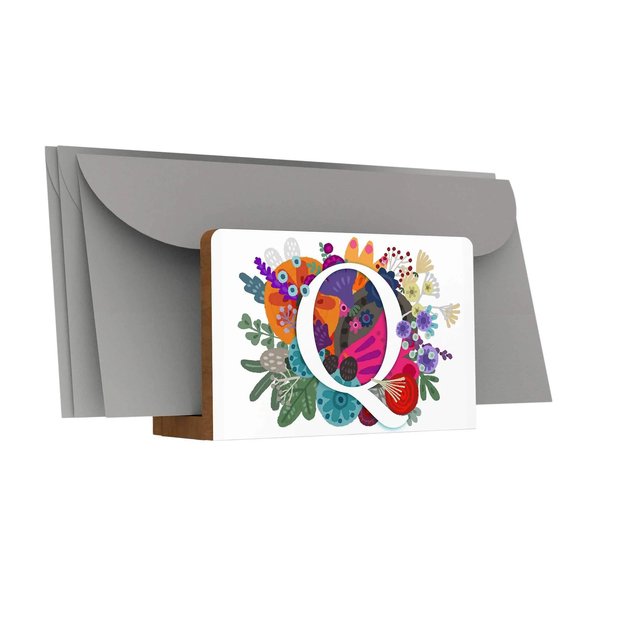 Burst of Colors Letter Holder