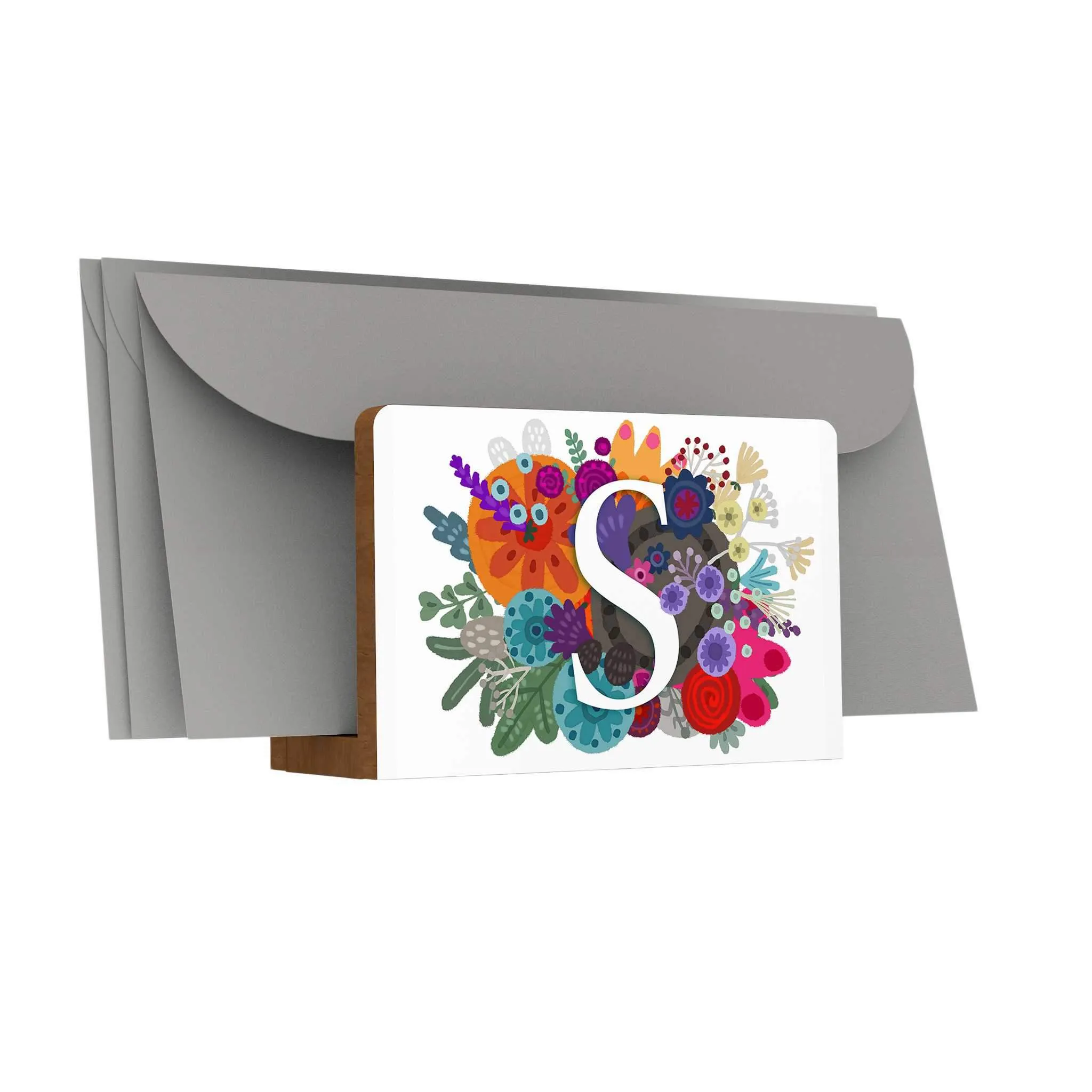 Burst of Colors Letter Holder