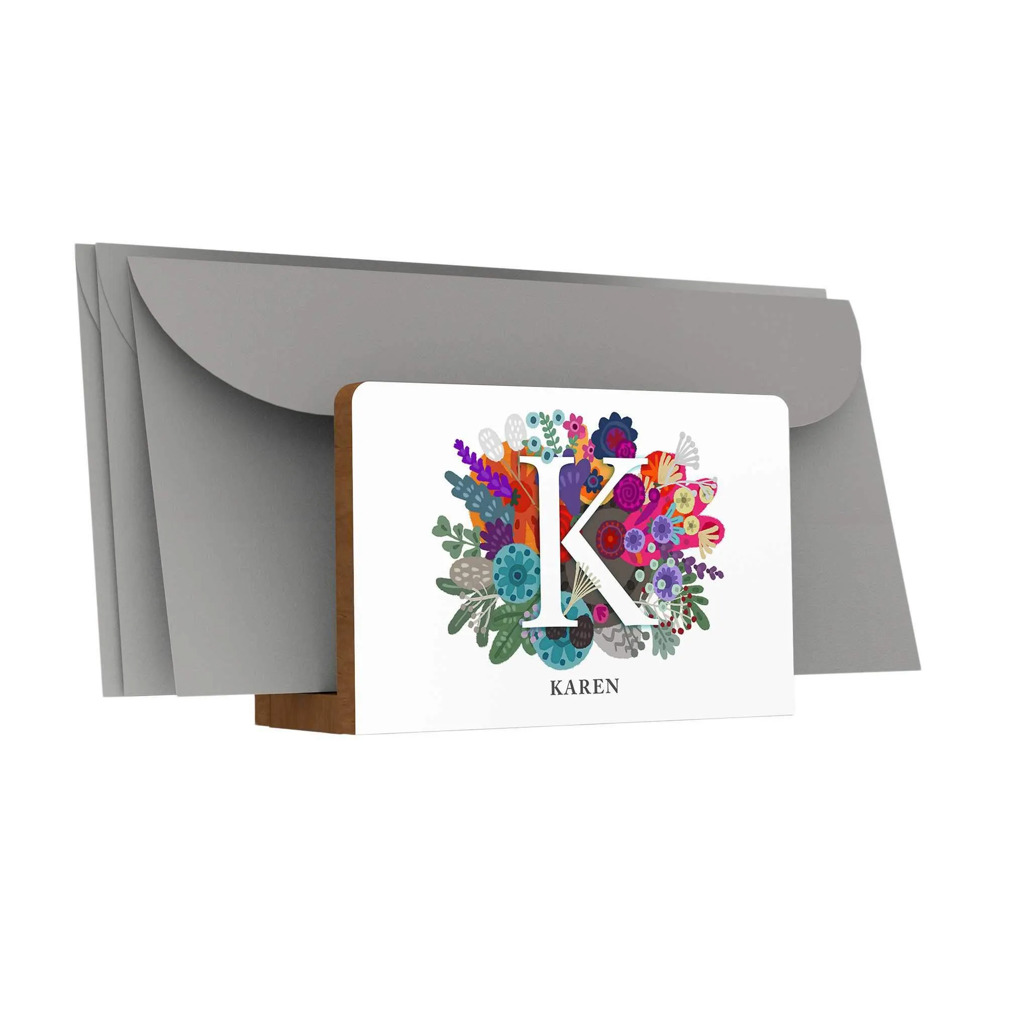 Burst of Colors Letter Holder