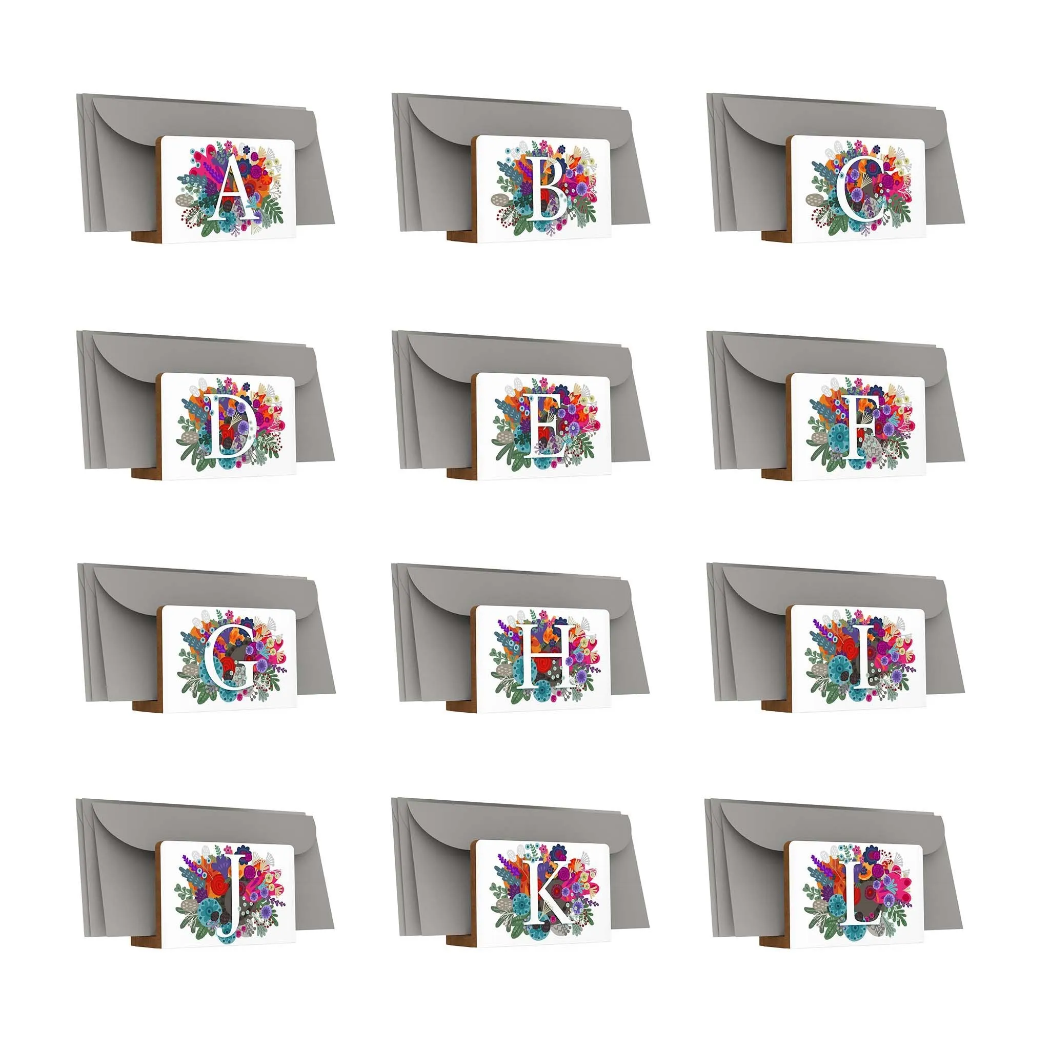 Burst of Colors Letter Holder