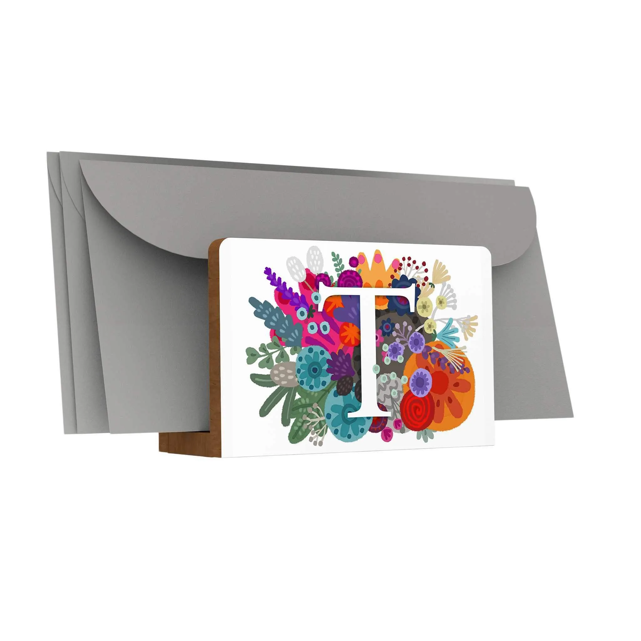 Burst of Colors Letter Holder