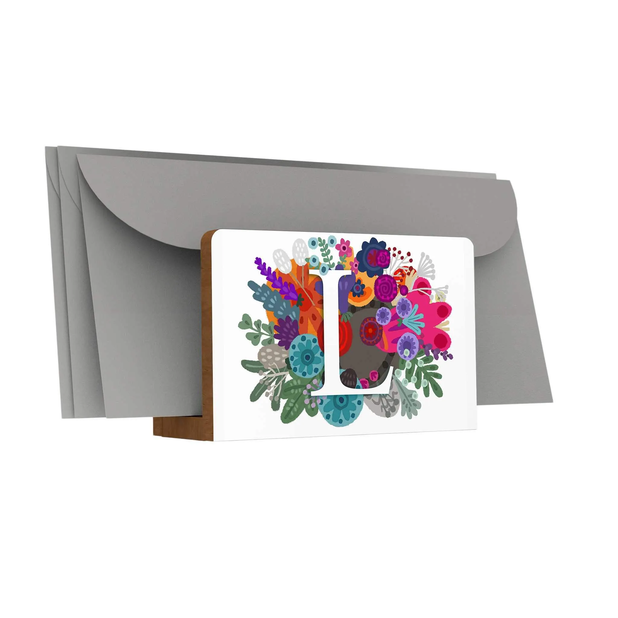 Burst of Colors Letter Holder