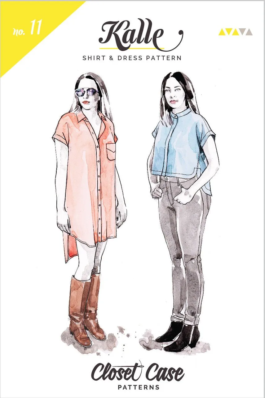 Closet Core - Kalle Shirt & Shirtdress Sewing Pattern