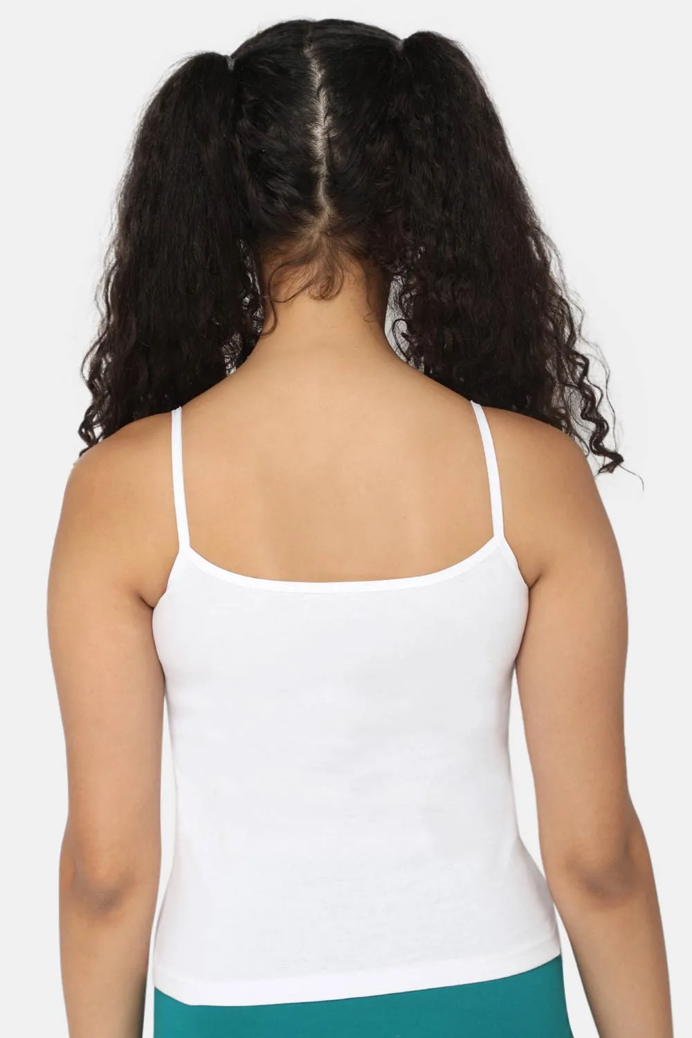 Full Coverage Non-Padded Non-Wired Cotton Intimacy Slip Camisole - IN02