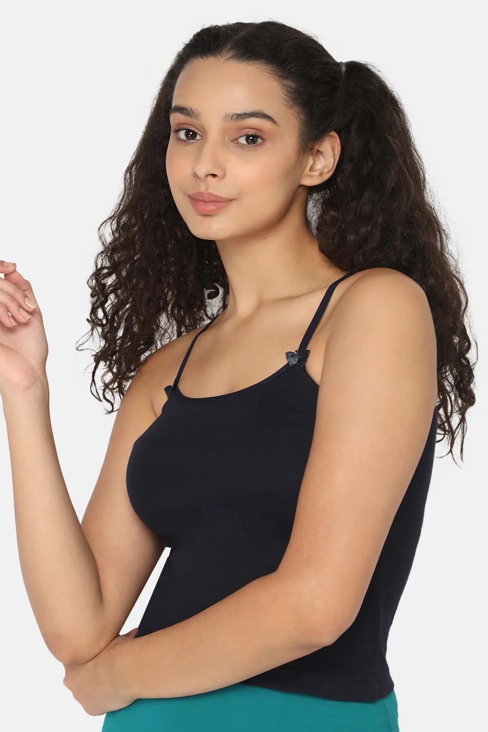 Full Coverage Non-Padded Non-Wired Cotton Intimacy Slip Camisole - IN02