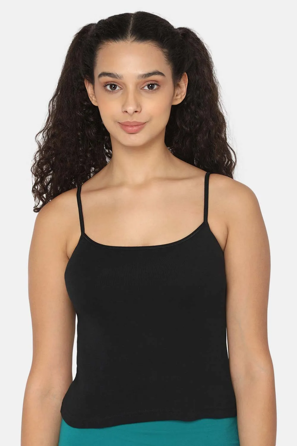 Full Coverage Non-Padded Non-Wired Cotton Intimacy Slip Camisole - IN02