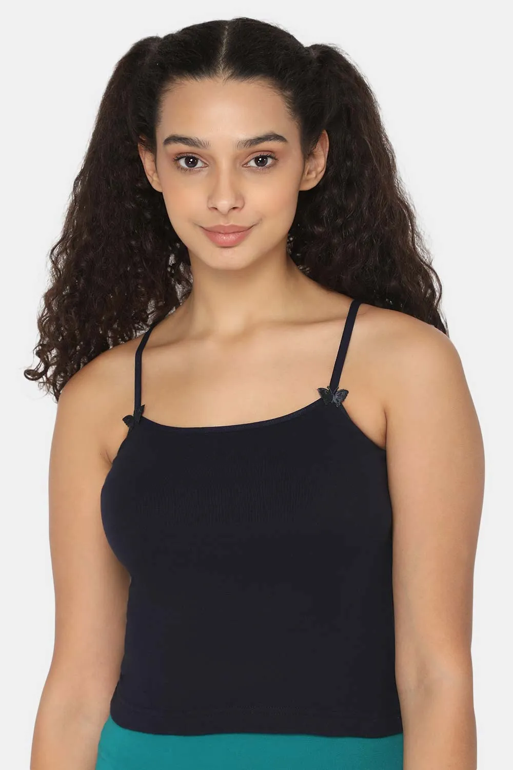 Full Coverage Non-Padded Non-Wired Cotton Intimacy Slip Camisole - IN02