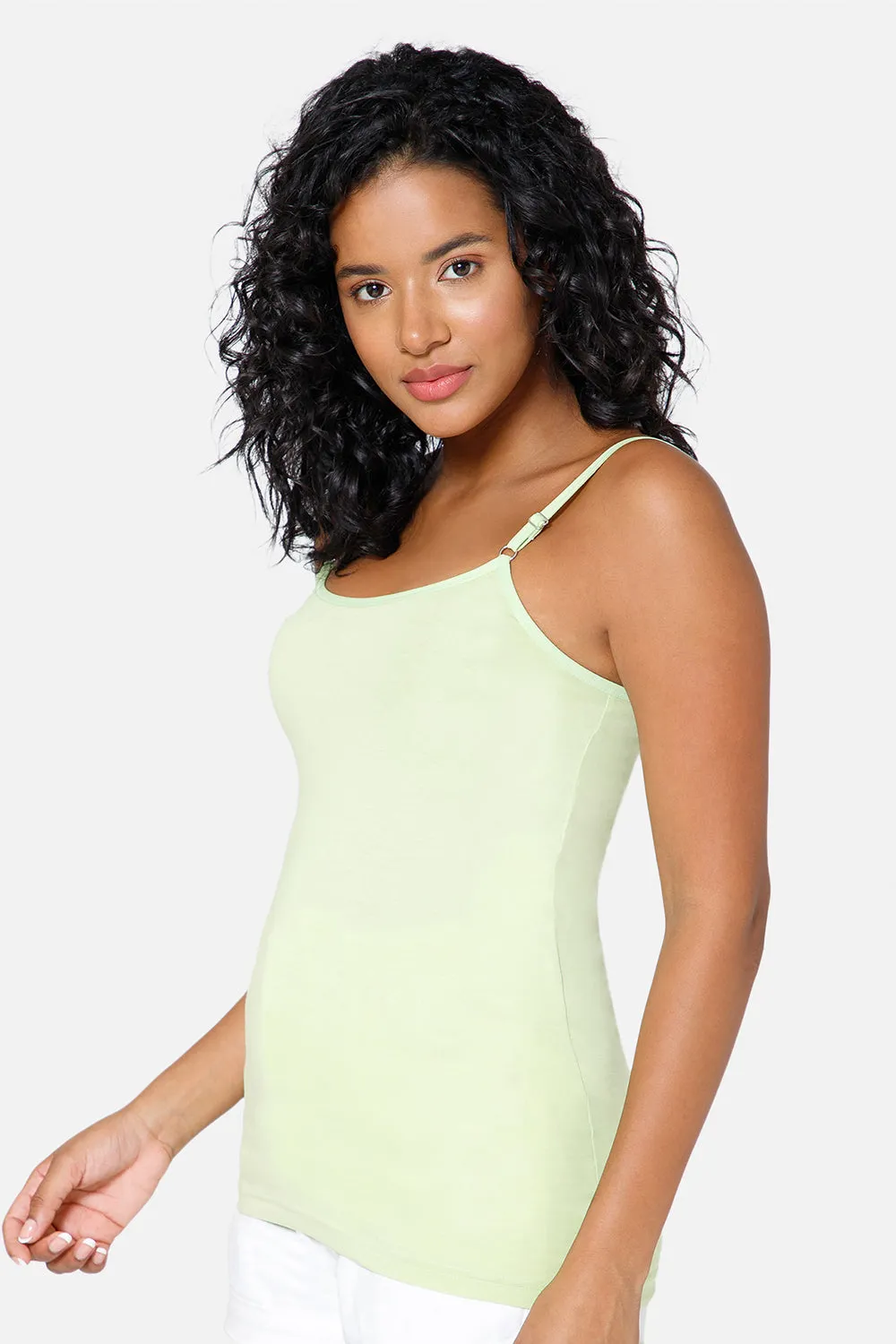 Full Coverage Non-Wired Non-Padded Cotton Intimacy Slip Camisole - IN08