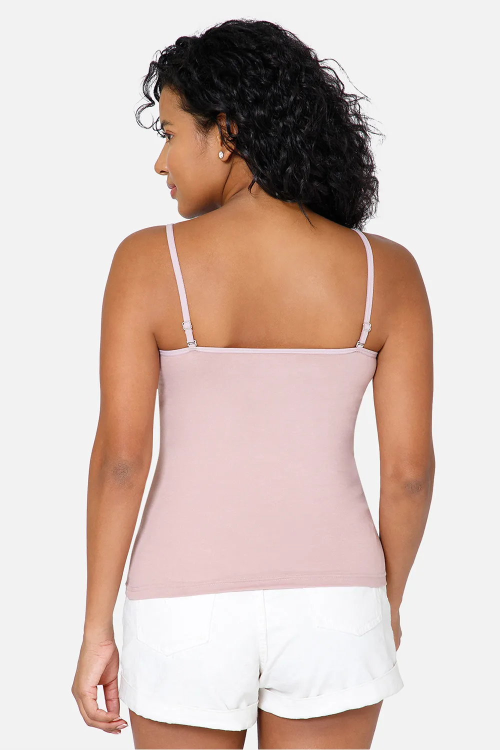 Full Coverage Non-Wired Non-Padded Cotton Intimacy Slip Camisole - IN08