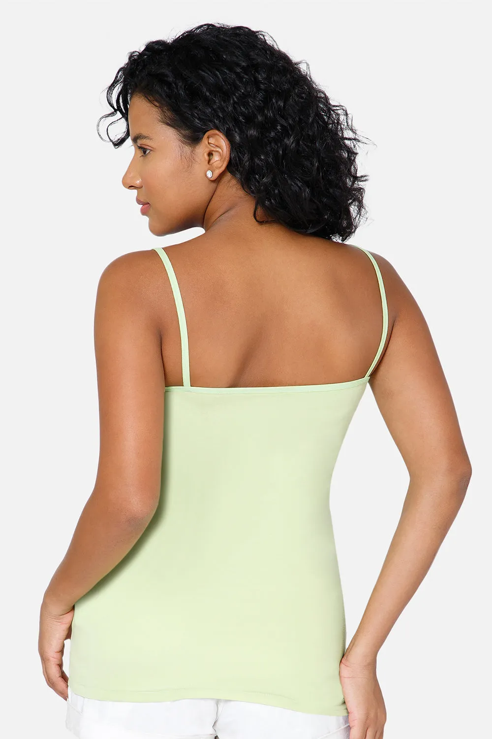 Full Coverage Non-Wired Non-Padded Cotton Intimacy Slip Camisole - IN08