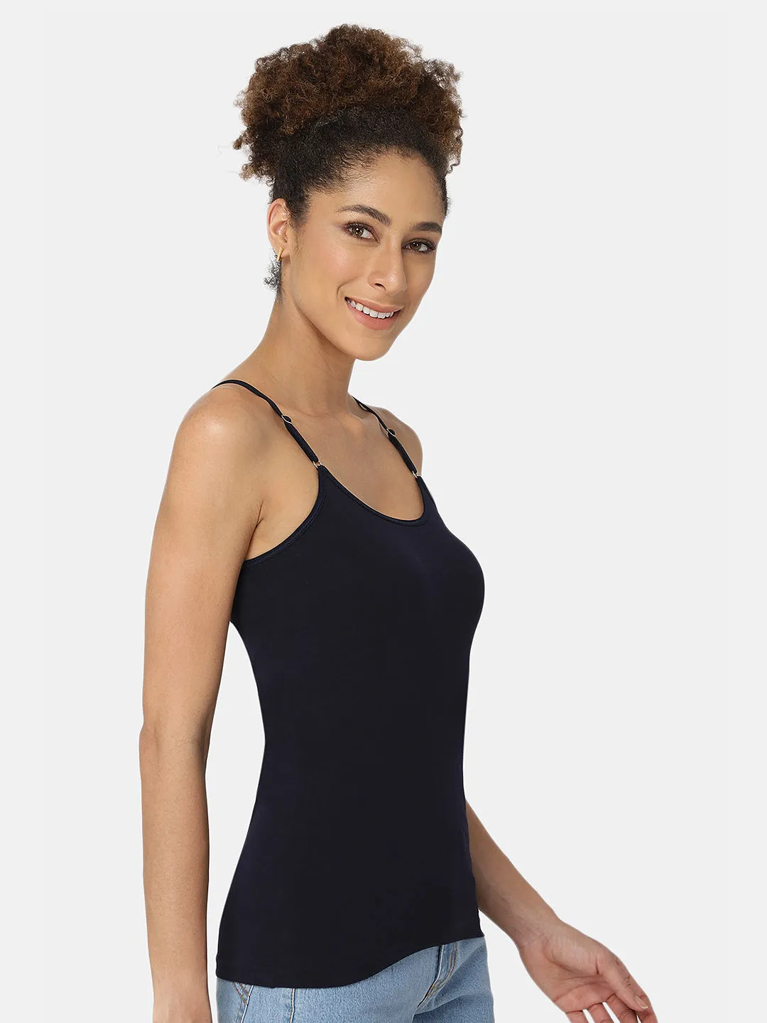 Full Coverage Non-Wired Non-Padded Cotton Intimacy Slip Camisole - IN08