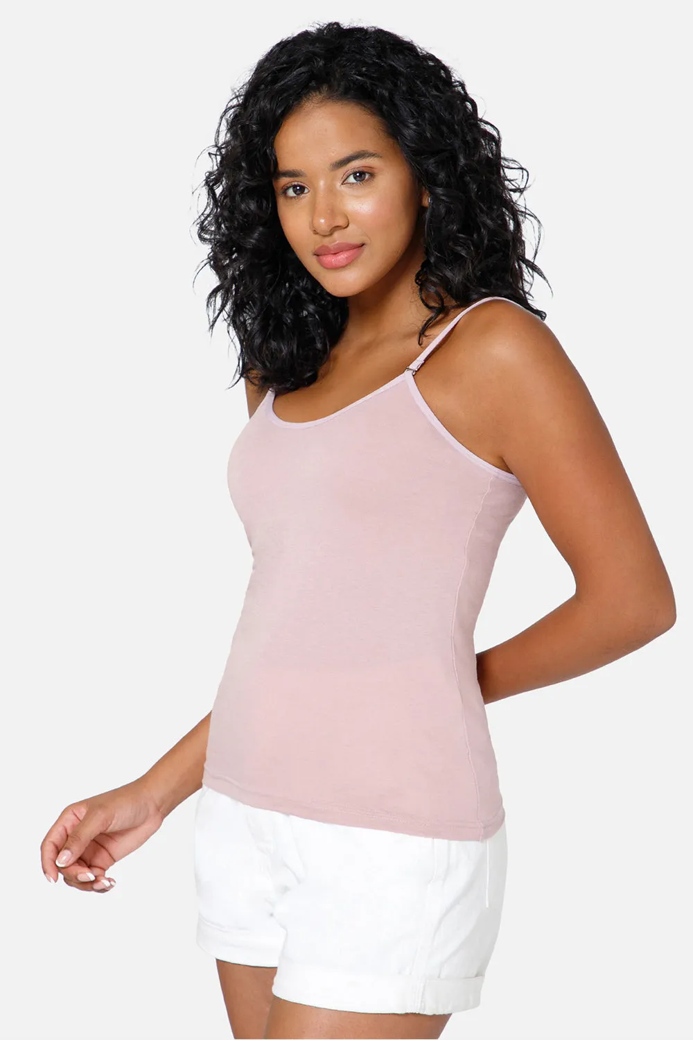 Full Coverage Non-Wired Non-Padded Cotton Intimacy Slip Camisole - IN08