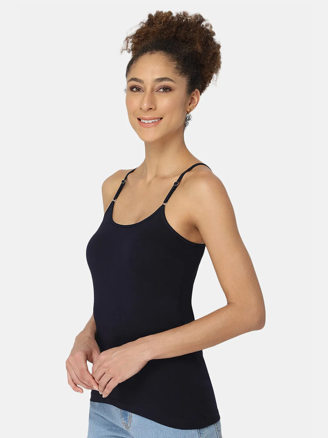 Full Coverage Non-Wired Non-Padded Cotton Intimacy Slip Camisole - IN08