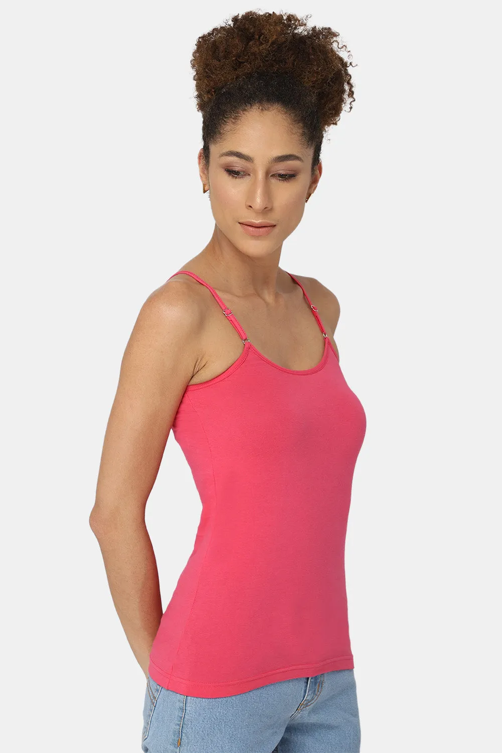 Full Coverage Non-Wired Non-Padded Cotton Intimacy Slip Camisole - IN08