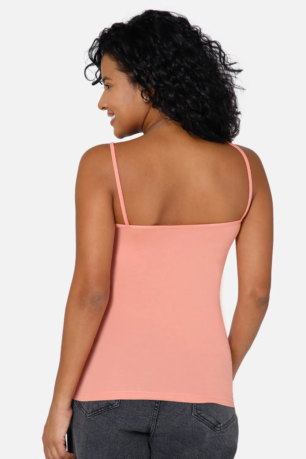 Full Coverage Non-Wired Non-Padded Cotton Intimacy Slip Camisole - IN08