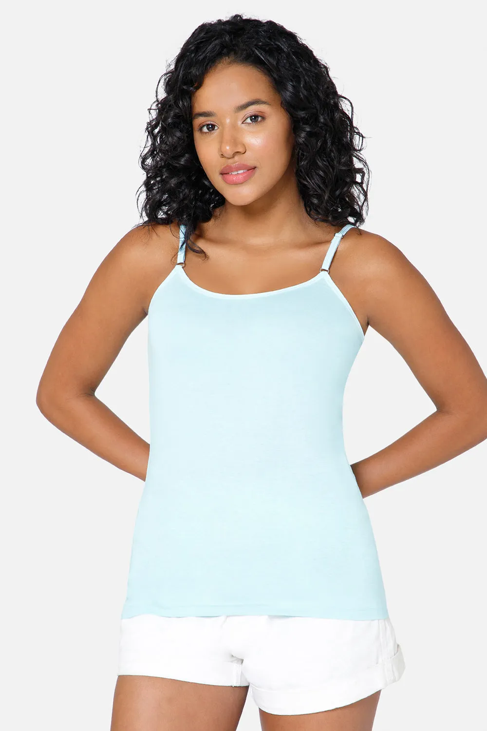 Full Coverage Non-Wired Non-Padded Cotton Intimacy Slip Camisole - IN08