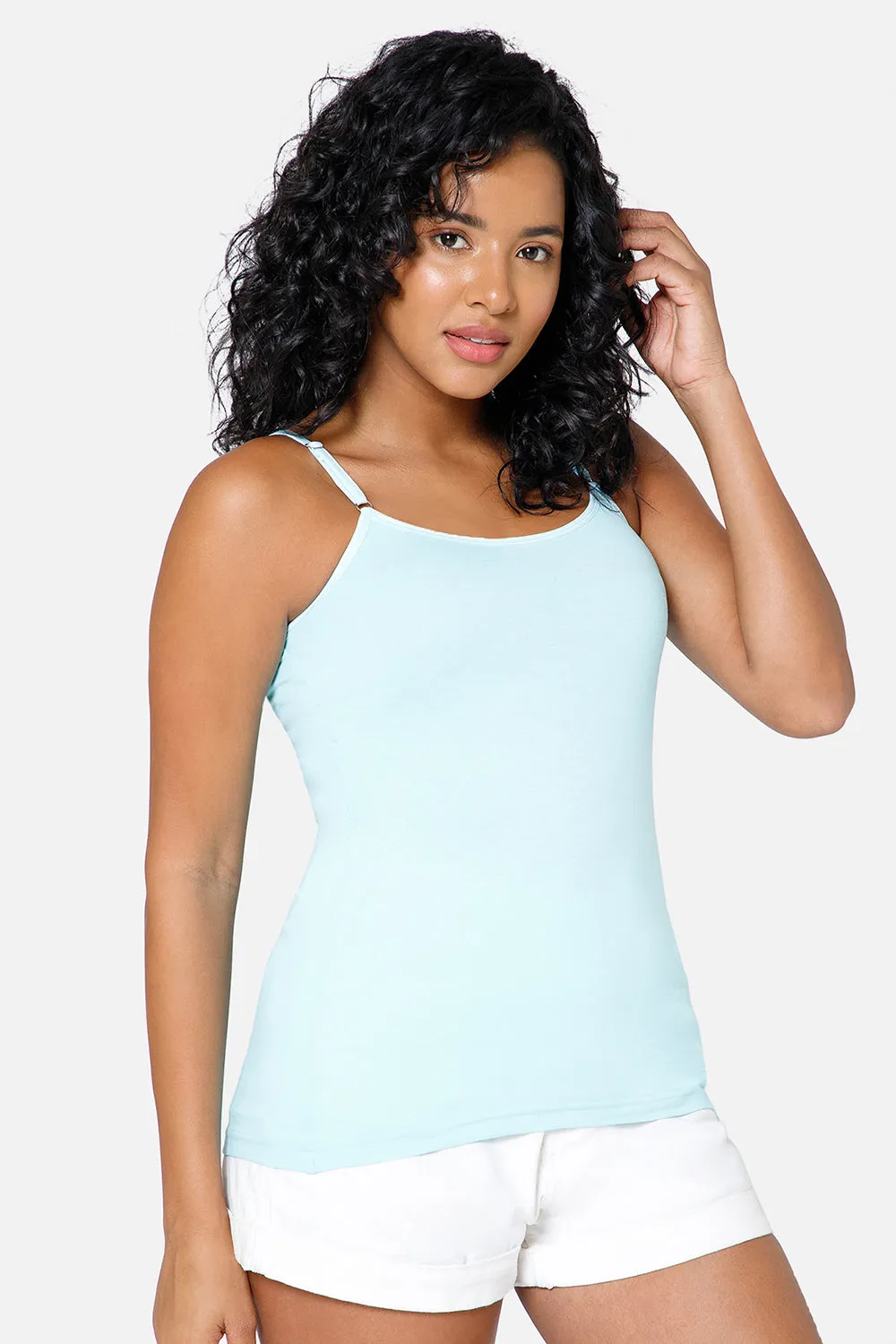 Full Coverage Non-Wired Non-Padded Cotton Intimacy Slip Camisole - IN08