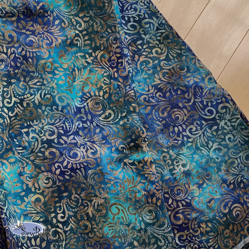 Garment Kit - Pietra Pant Ankle View - Batik Linen