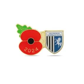 Gillingham Poppy Football Pin 2024