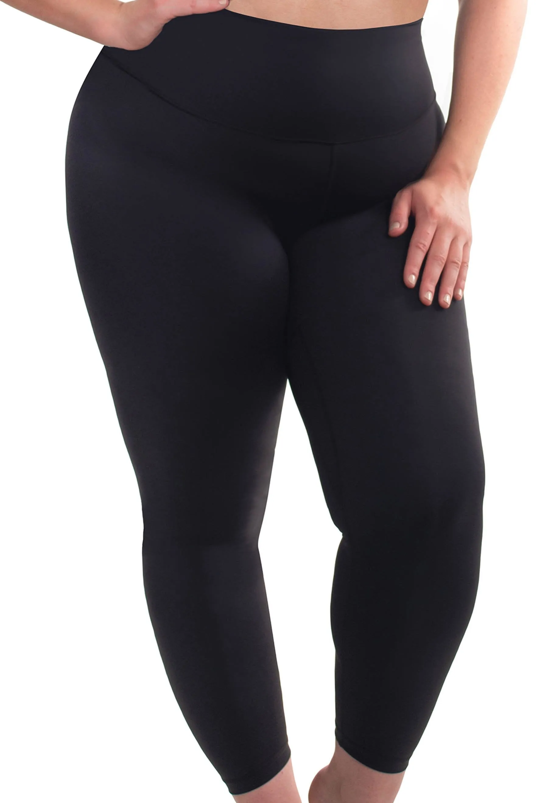 High Waisted Sleek Gym Leggings (Lint & Pet Hair Resistant)