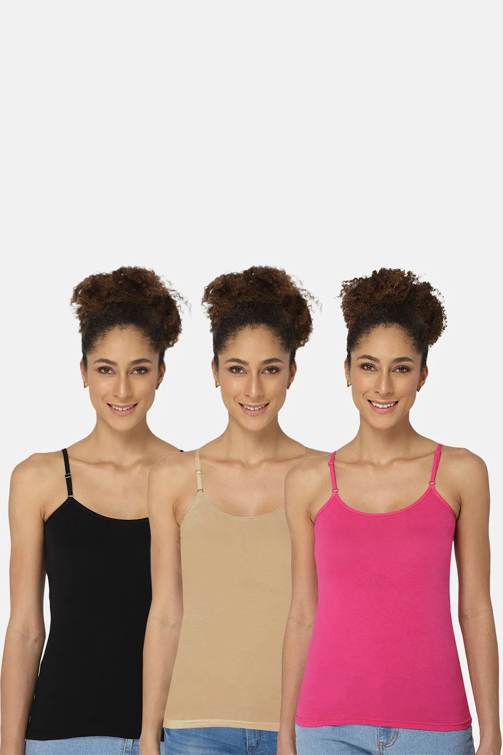 Intimacy Camisole-Slip Special Combo Pack - In08 - Pack of 3 - C66