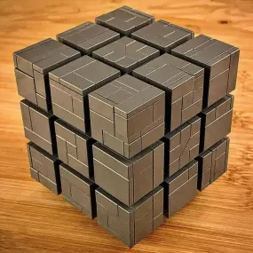 Patchwork/Melange Cube, by Zachary Steinman