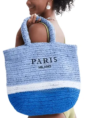 Raffia Straw Paris Bags