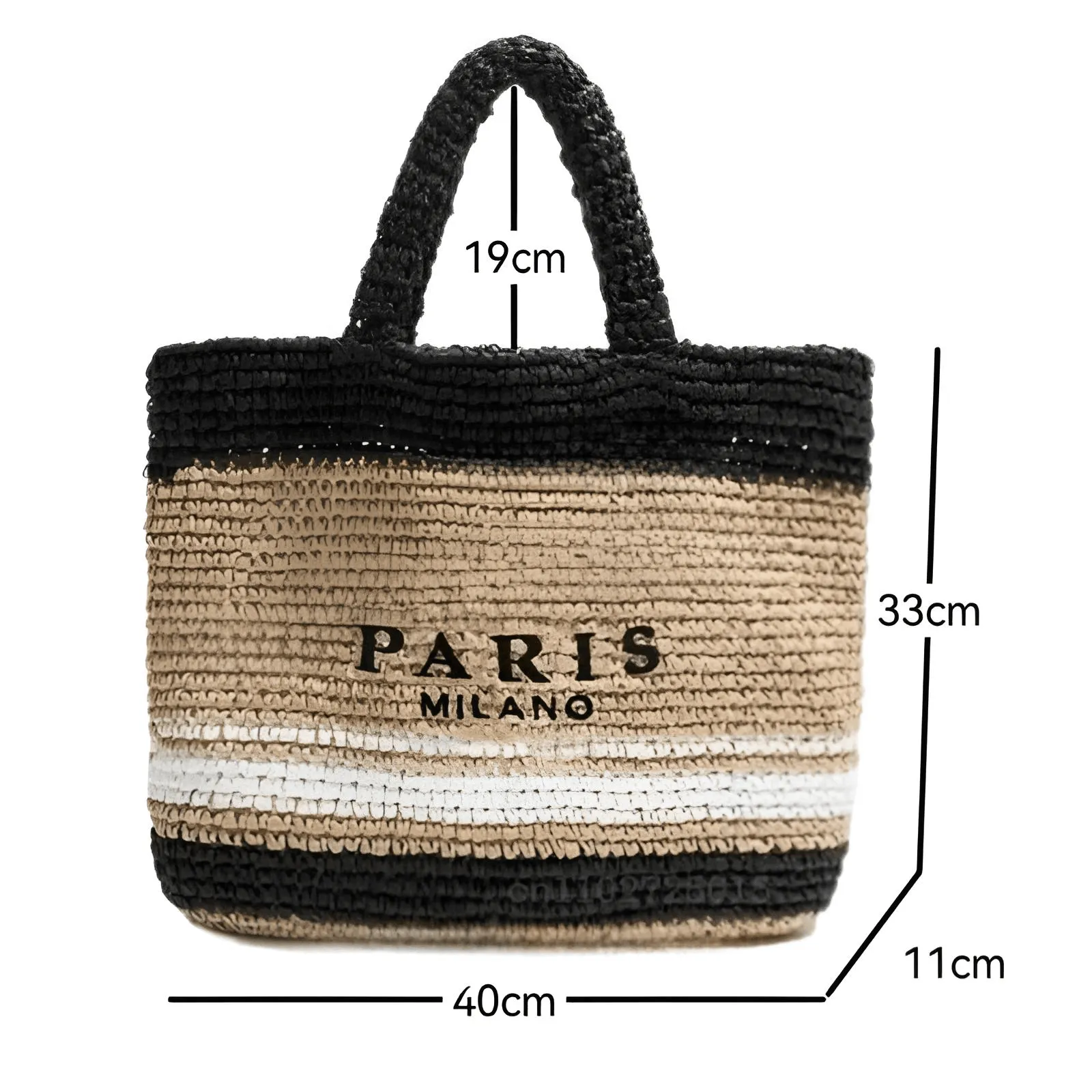 Raffia Straw Paris Bags