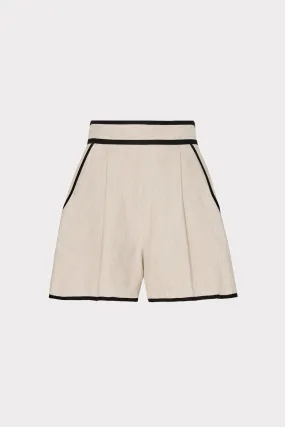 Solid Linen Shorts