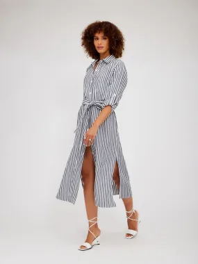 Stripe Shirtdress