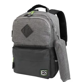 Student Backpack with Clip-on Pencil Case